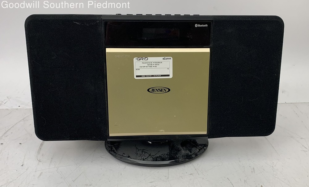 Jensen JBS-300CB Wall Mountable Bluetooth CD Music System - Tested