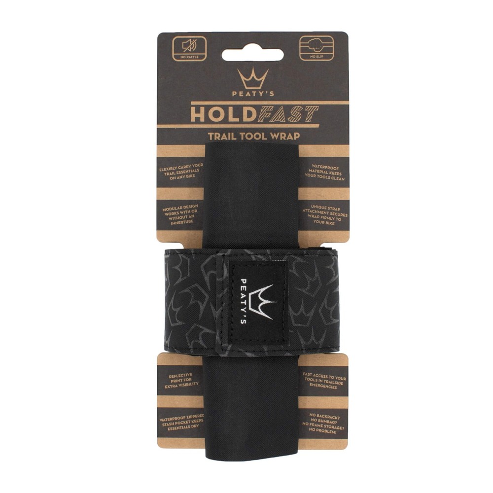 Peaty's HoldFast Trail Tool Wrap - Nightrider Black