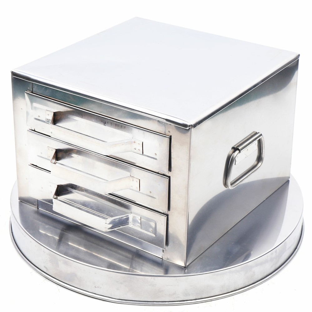 NEW Stainless 2/3Layer Steamer,Rice Noodle Roll Steaming Machine+Drawer Scraper