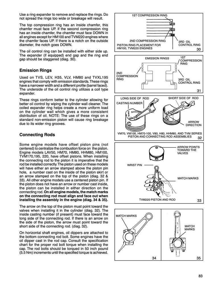 Techumseh Engine Technicians Handbook - 3 to 11HP 4-Cycle L-Head Engines