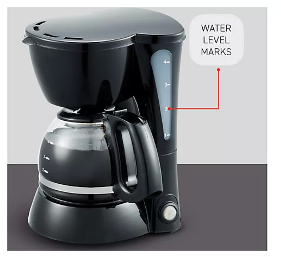 Cuisine 4-Cup Brew & Drip Coffee Maker