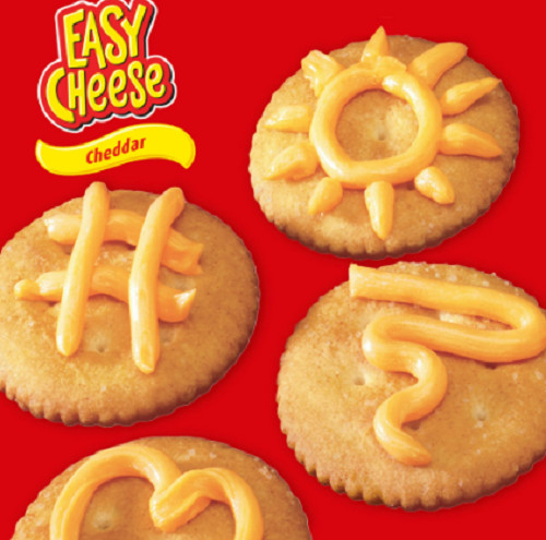EASY CHEESE Cheddar Cheese Snack, 8 oz
