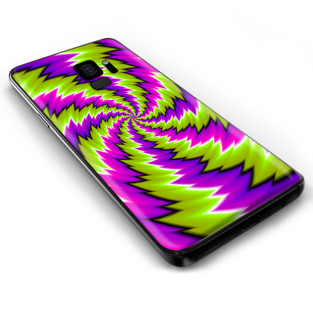 Samsung Galaxy S9 Skins Wrap - Psychedelic Moving Swirls
