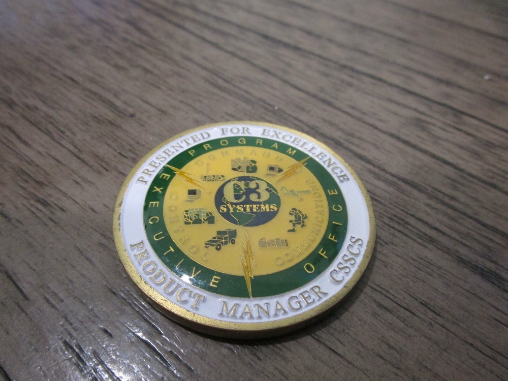 United States Combat Service Support Control System CSSCS Challenge Coin #3552