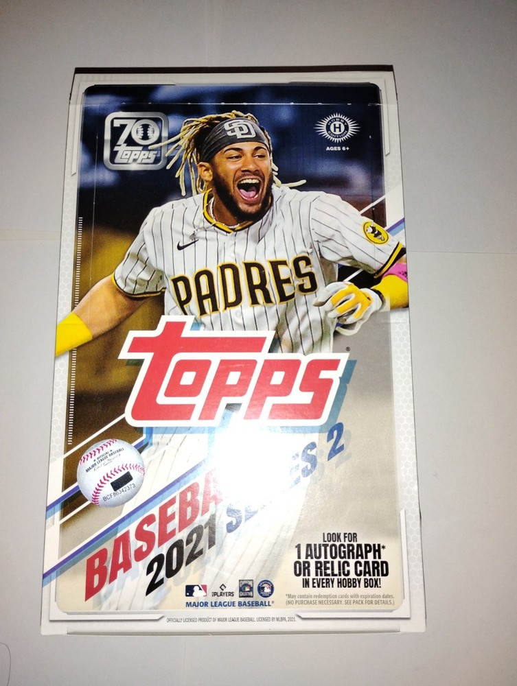 2021 topps series 2 hobby empty box