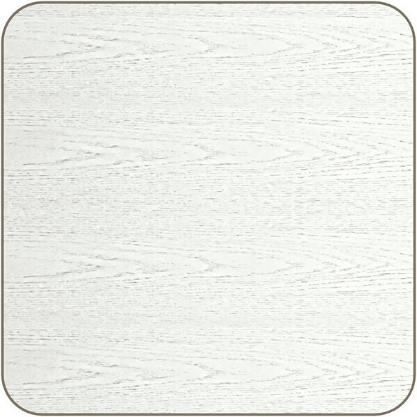 36'' Square Restaurant Table Top with White Birch Laminate Top Finish