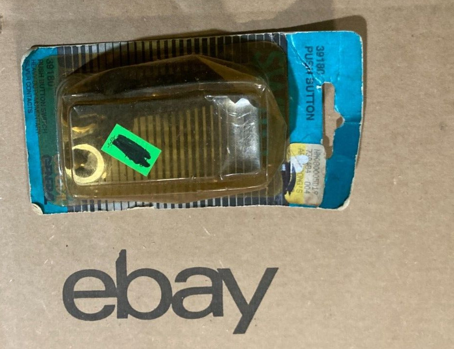 General Push Button Switch 39180 Vintage NIP