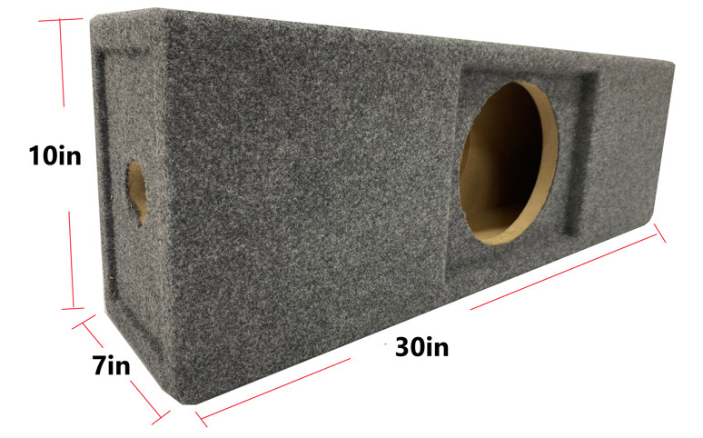 Car Audio Dual 8" Subwoofer Stereo Sub Box Speaker