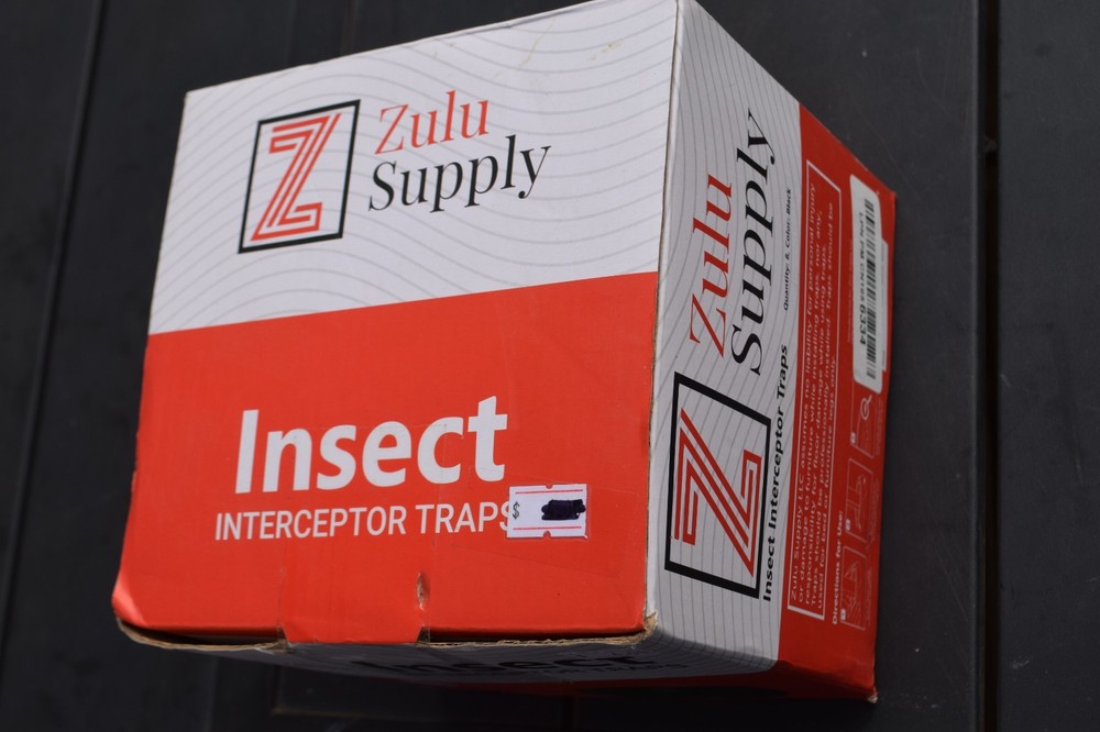 Zulu Supply Bed Bug Interceptors, Traps, 8 Pack, Black, Bedbug