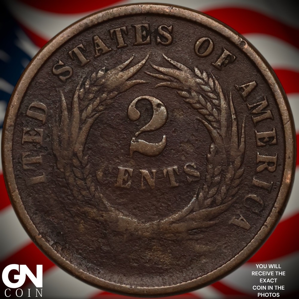 1866 2 Cent Piece A1151
