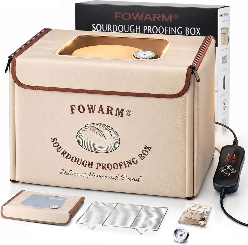 Folding Bread Proofing Box Dough Proofer Sourdough Starter Warmer with 32–108℉ P