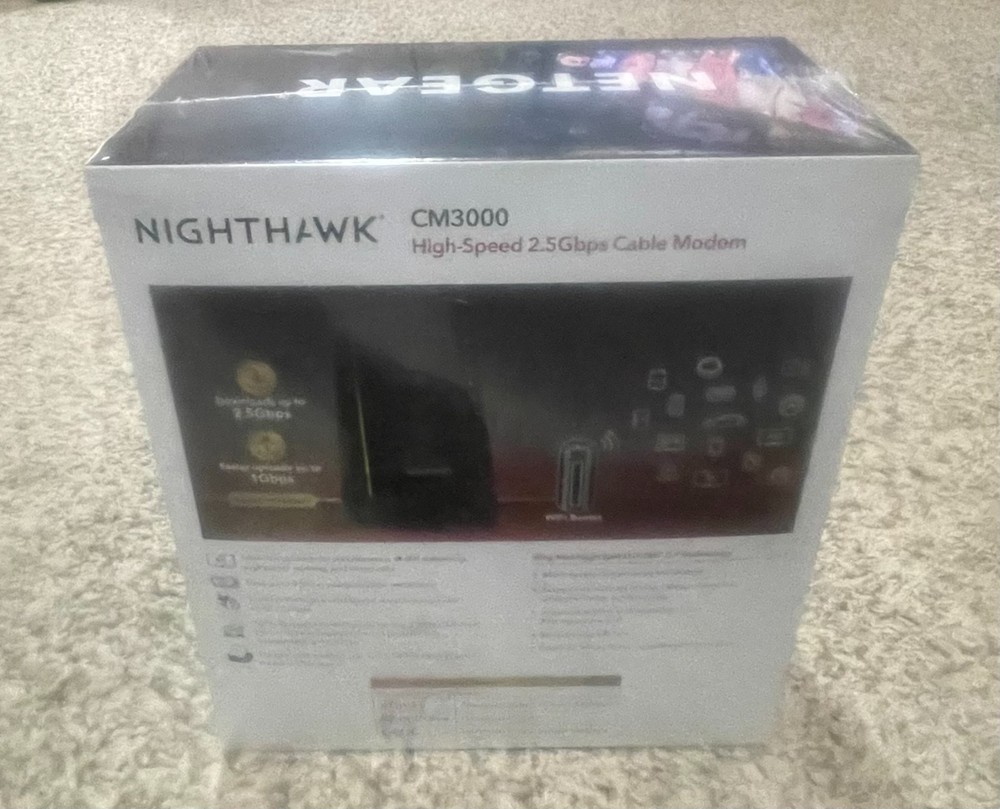 NETGEAR - Nighthawk Mid/High-Split DOCSIS 3.1 Cable Modem - Black