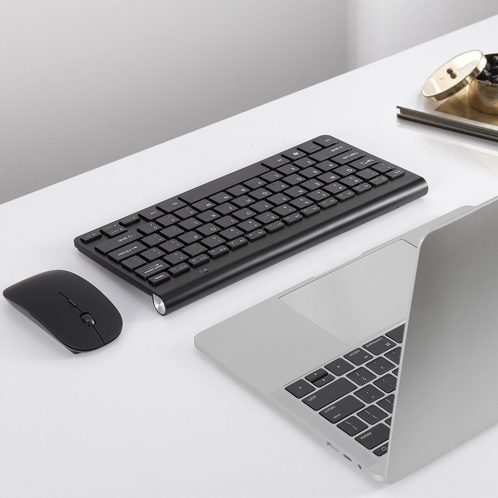 Keyboard And Mouse Set Mini Wireless 2.4G Waterproof For Mac Apple PC Computer