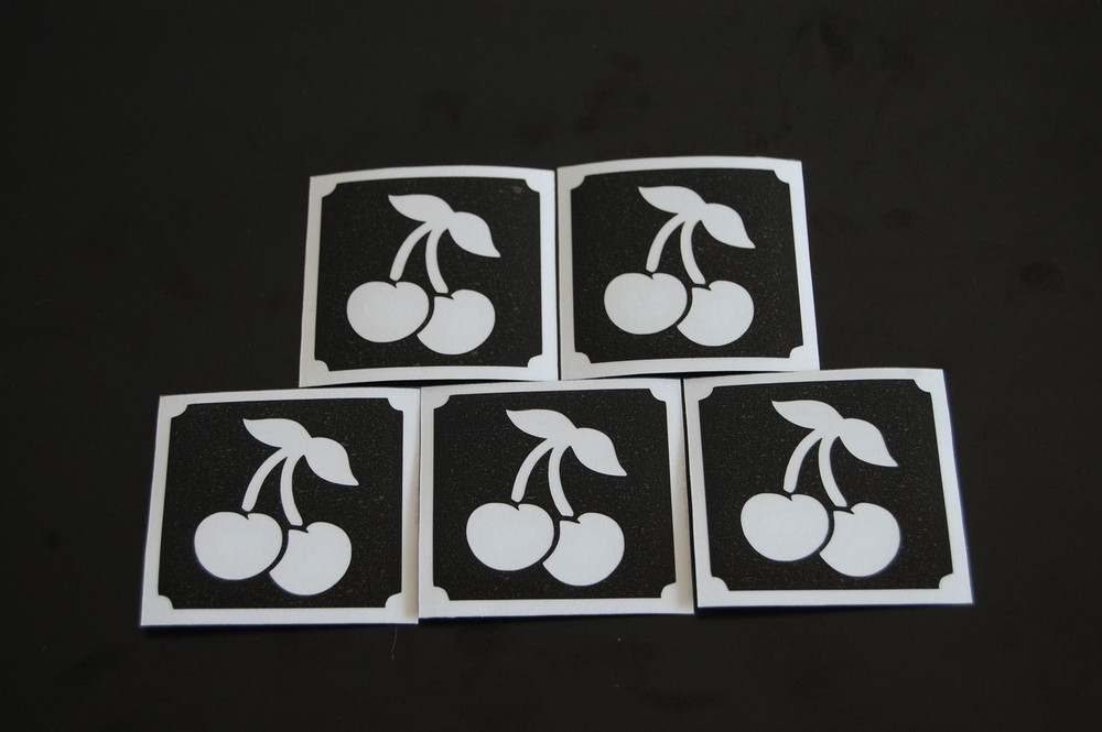 Cherries Make Up Stencil- 5 Pack