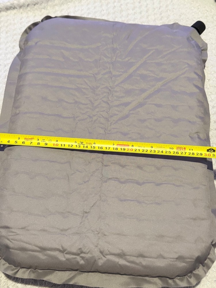 Backpacking Inflatable Sleeping Pad with Measuring Tape