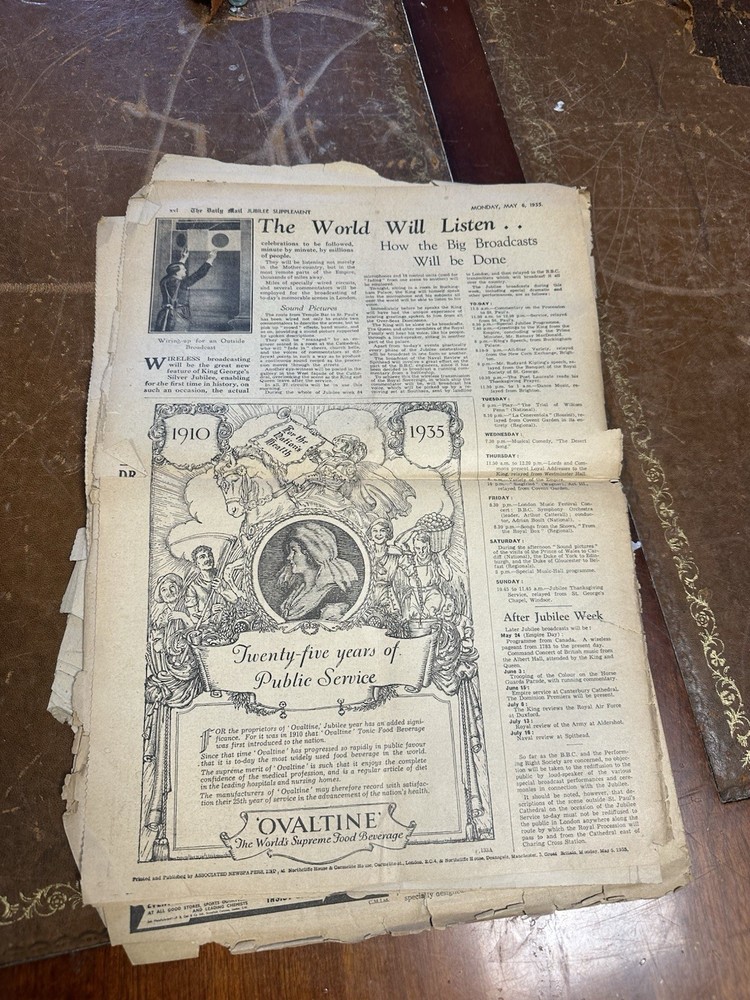 Daily Mail Silver Jubilee Supplement May 6th 1935