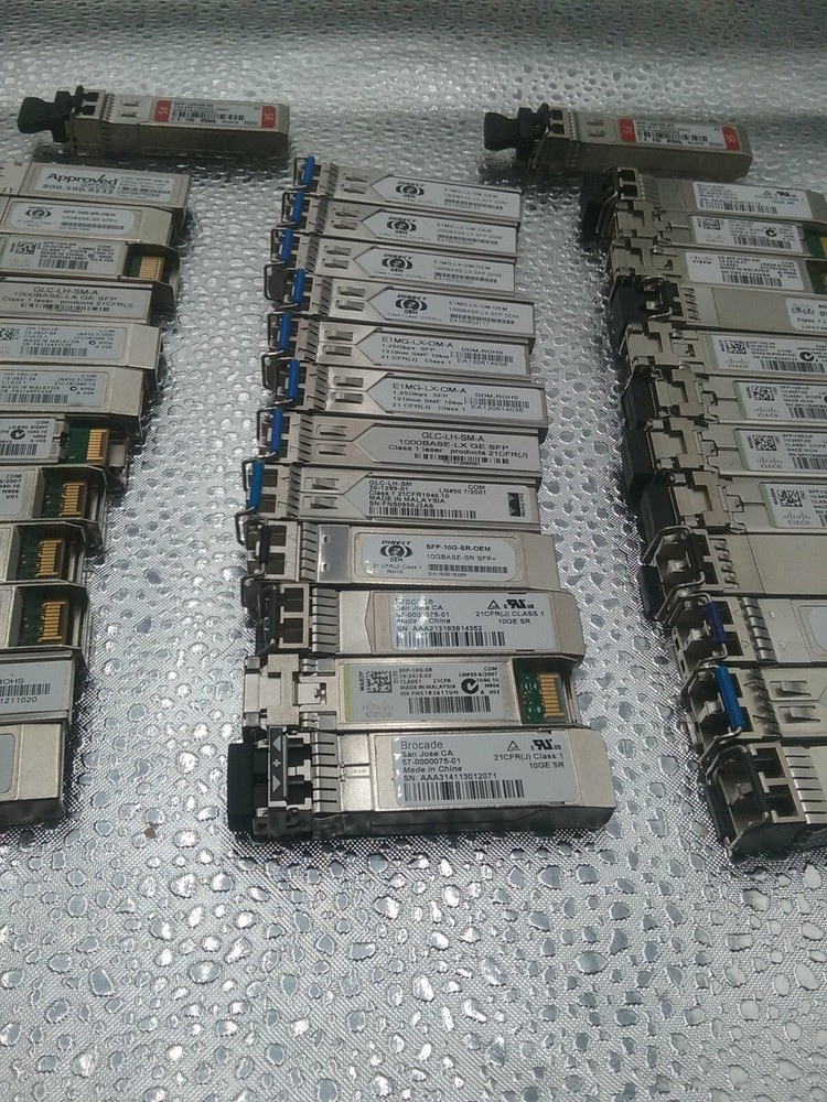 Lot of 50 Assorted Mixed Brand Transceiver Module