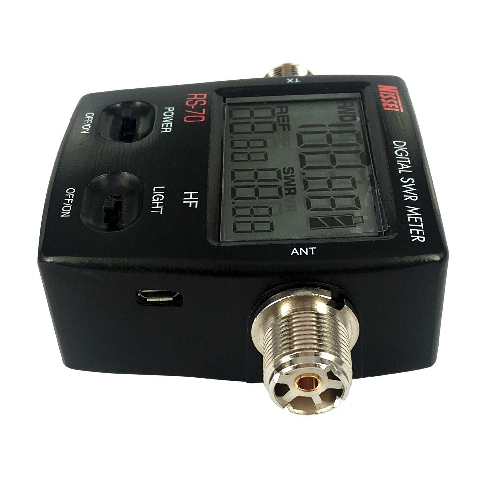 RS-70 Digital SWR Watt Meter Digital LED Backlight Shortwave Standing Wave Ratio