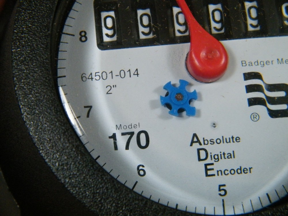 BADGER METER 2" MODEL 170 ABSOLUTE DIGITAL ENCODER 64501-014 WATER METER NEW