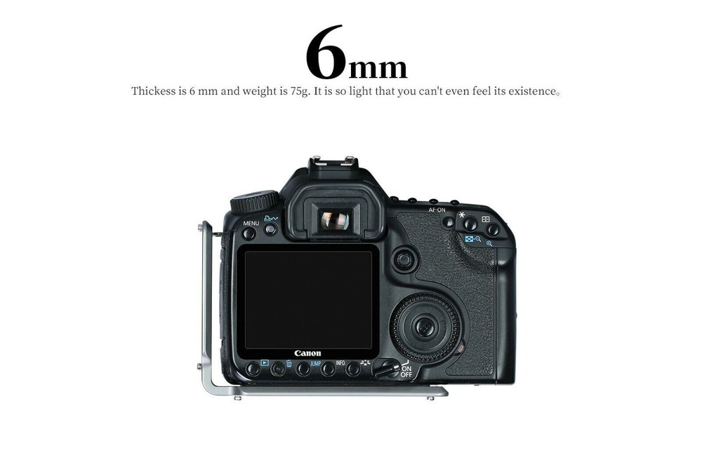 Leofoto UL-01T Universal Titanium L plate For Camera / ARCA
