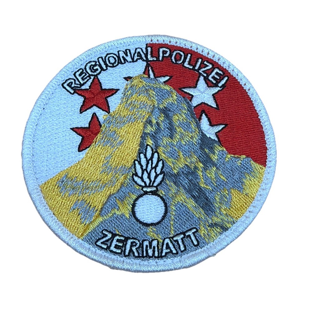 Regional Polizei Zermatt Patch 3 3/8” w/ Hook And Loop