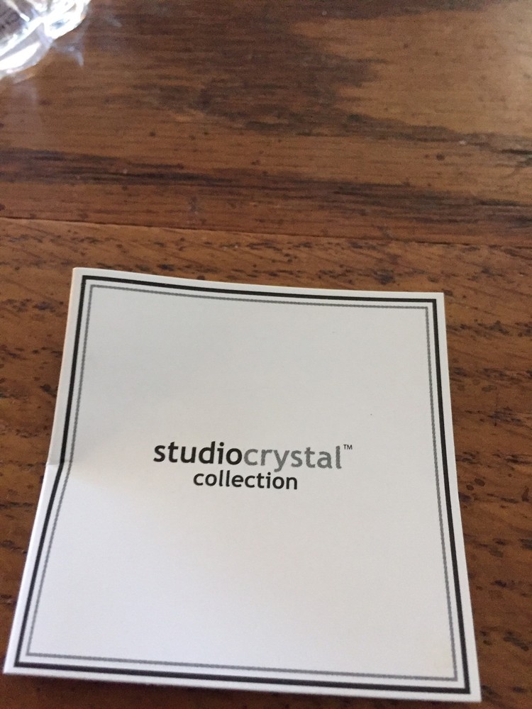 StudioCrystal Cassandra Collection Fine Crystal Footed Dish