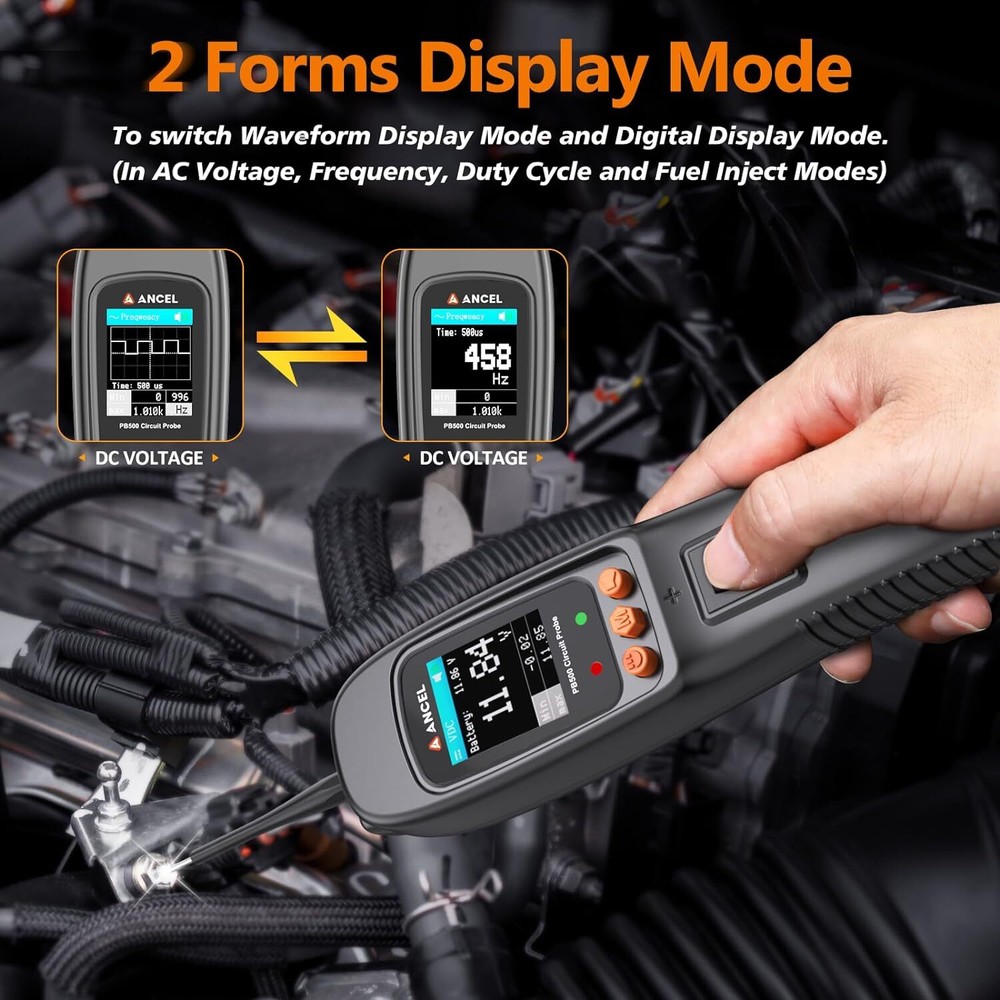 ANCEL 12-24V Car Power Circuit Tester Probe Electrical System Diode Test Tool