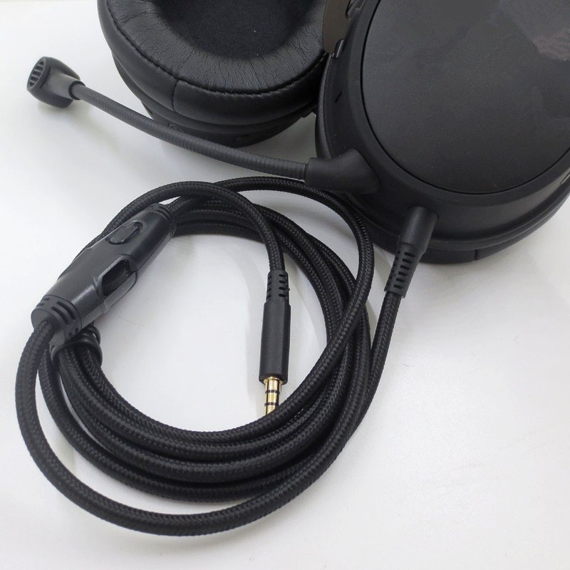Headphone Cable Audio Cord Line For HyperX- Cloud/Cloud Alpha Gaming Headsets