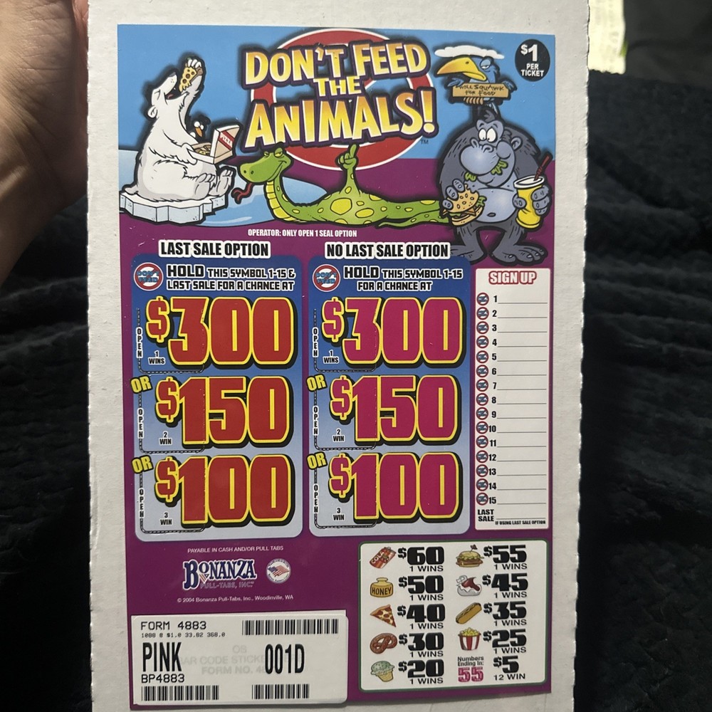 🥳 Pull Tabs Tickets Game 🥳