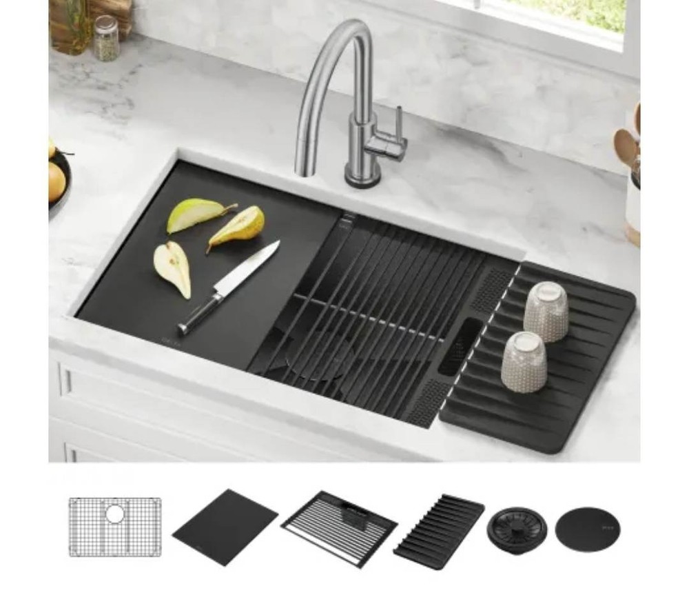 Delta Undermount Workstation Kitchen Sink