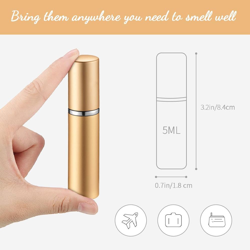 21 Pcs Atomizer Perfume Bottles 5 Ml Mini Atomizer Sprayer for Perfume Bulk Refi