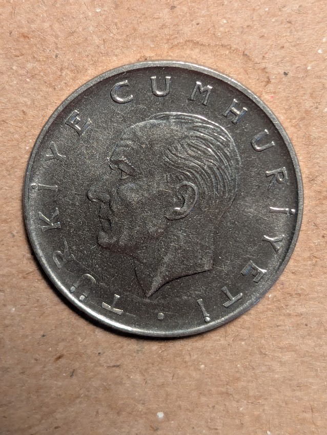 1972 Turkey 1 Lira