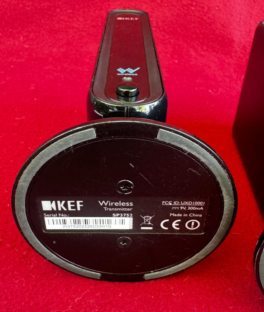 KEF SP3752 Universal Wireless Transmitter & 2 Receivers - Turns On But Untested
