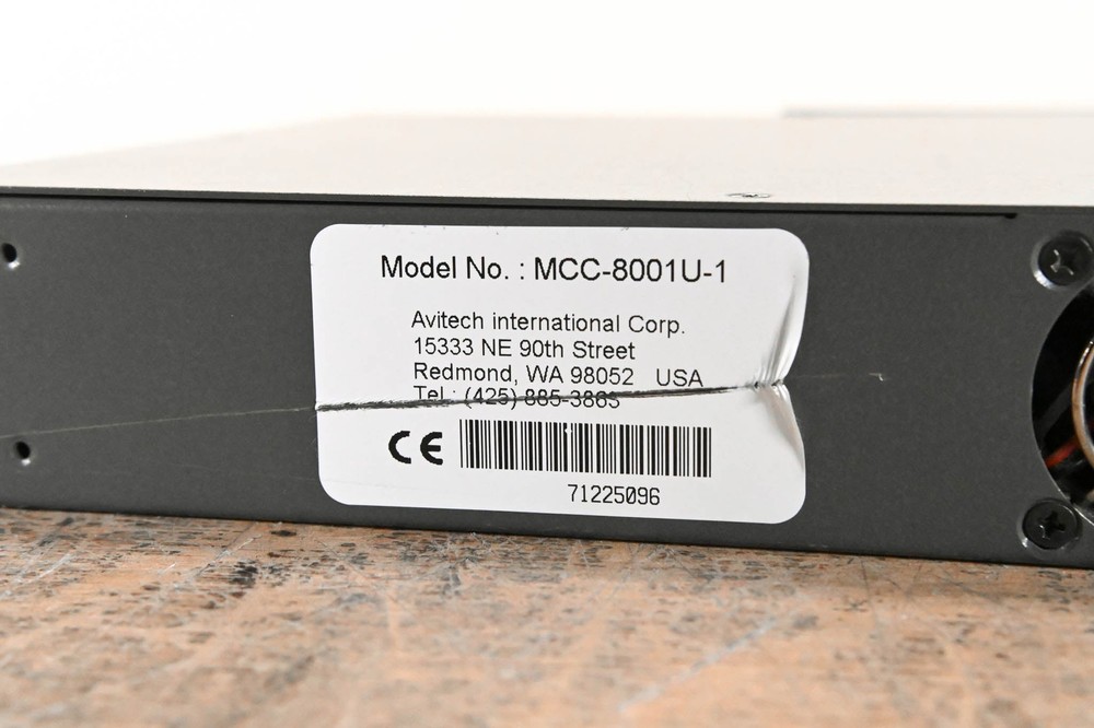 Avitech MCC-8001U Image Scaler / Processor CG01CA7