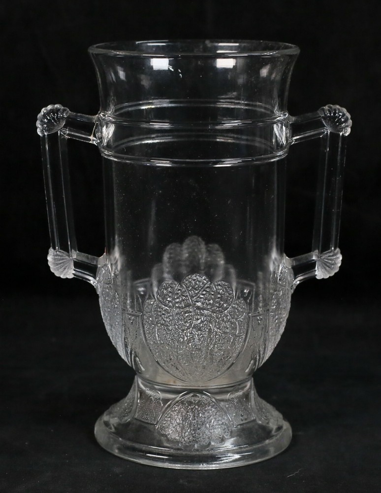 3 Pieces Pressed Glass