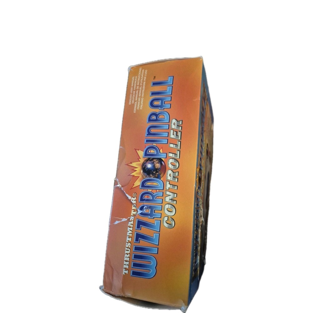 1996 Thrustmaster Wizzard Pinball Controllers PC Game Open Box