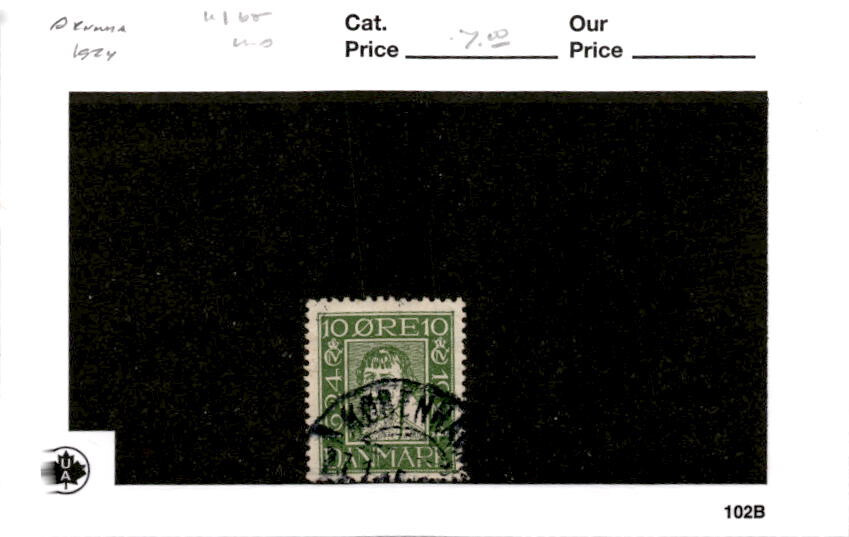Denmark, Postage Stamp, #165 Used, 1924 (AB)