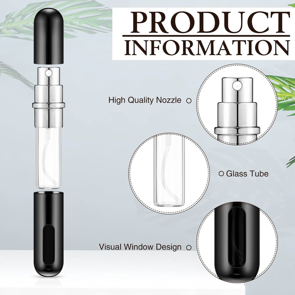 30 Pieces Refillable Perfume Atomizer Mini Refillable Spray Perfume Bottle in...