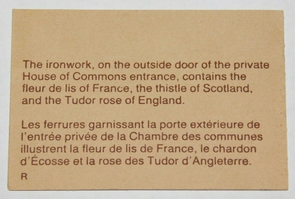 1985 CANADA PARLIMENT BUILDING POSTAGE STAMP BOOKLET - 6 Stamps