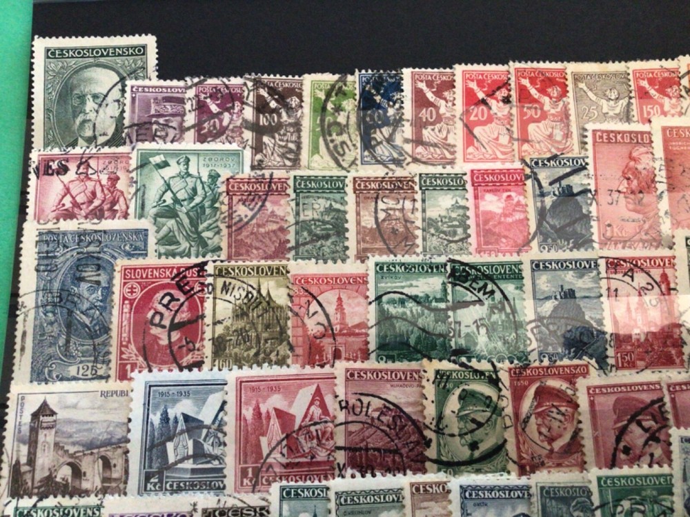 Czechoslovakia early used stamps A15237