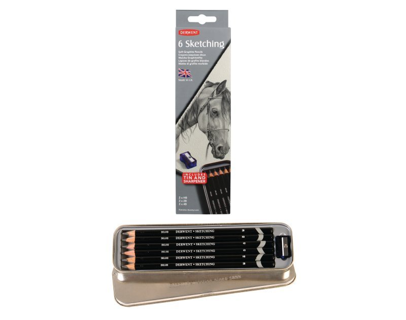 Derwent Sketching Pencils 6 Tin