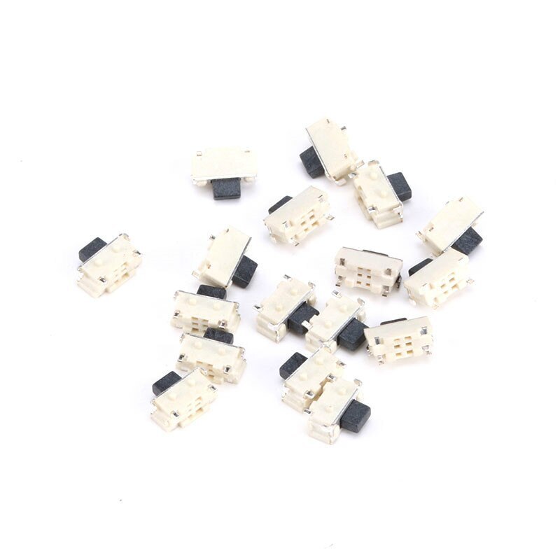 20Pcs Micro Switch 2x4x3.5MM Bracket Tact Switch Key Side Buttons Switch MP3/MP4