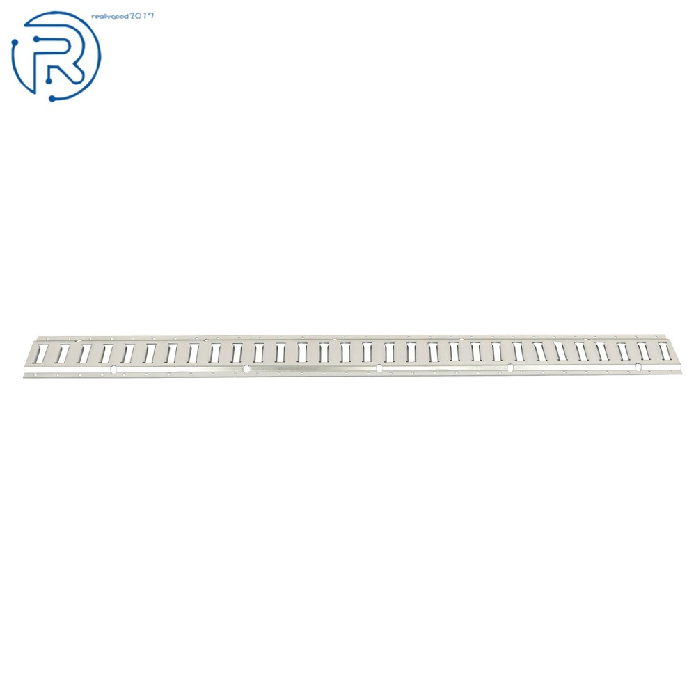 4 Pack 5' E Track Tie Down Rail Kit Galvanized Silver Secure Cargo For Trucks