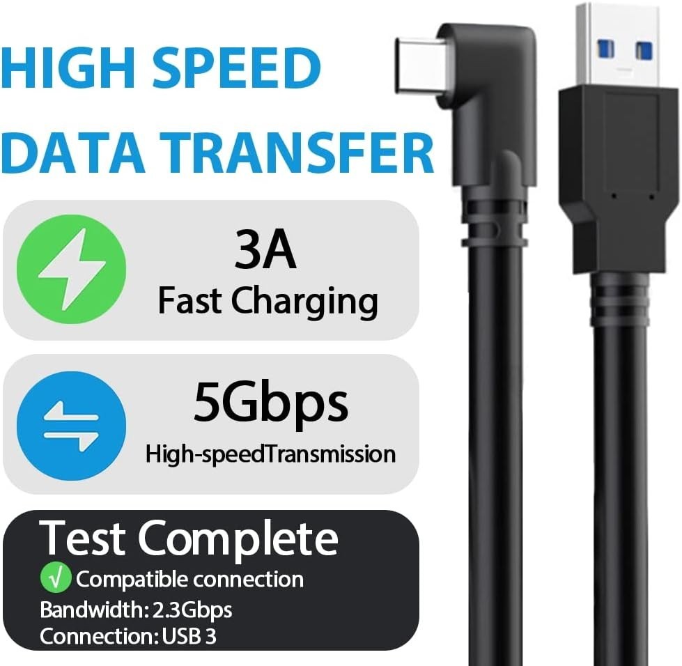 Ultra-Durable 10FT Link Cable for Oculus Quest 2 - Stable & Fast Charging