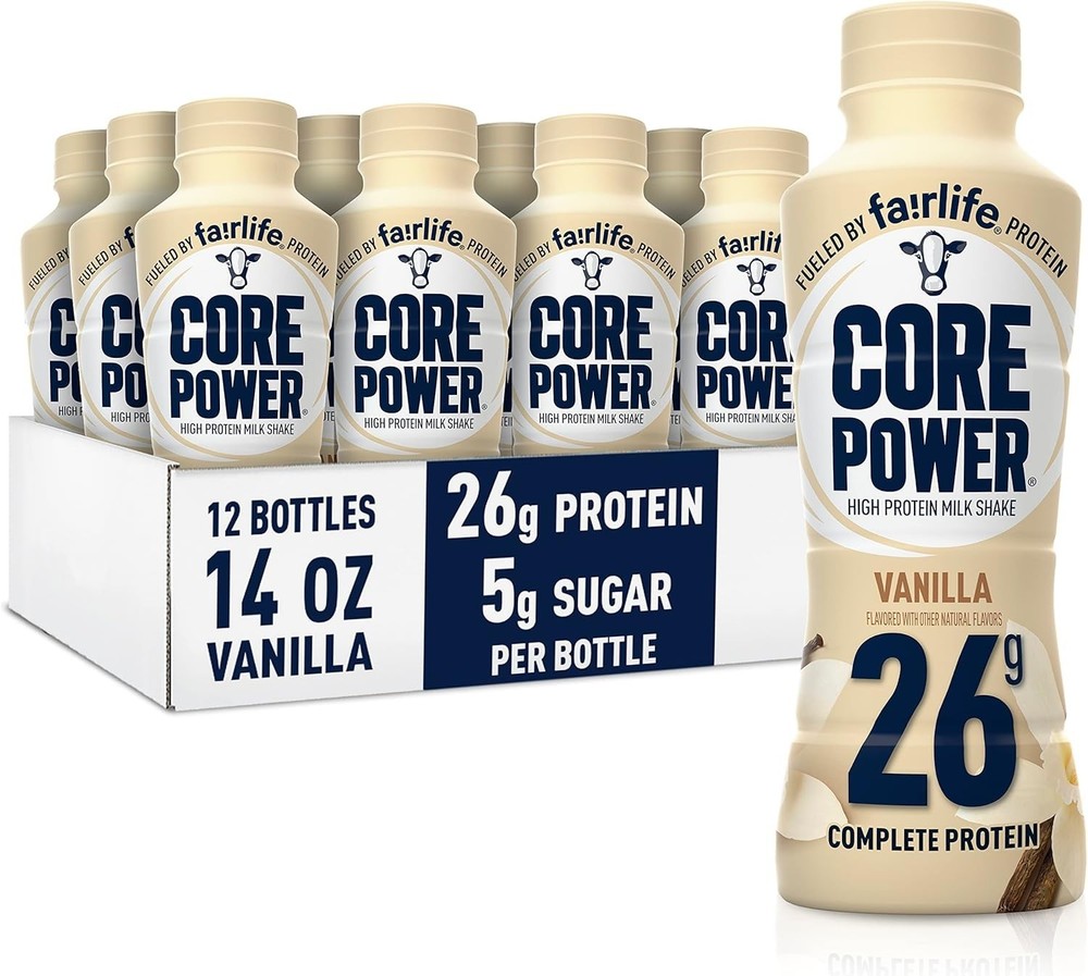 Core Power 26g Protein Shake Vanilla 14oz Bottle 12-Pack