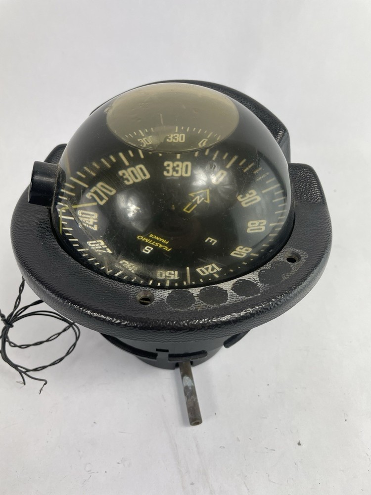 Plastimo Bulkhead Mount Compass BLACK