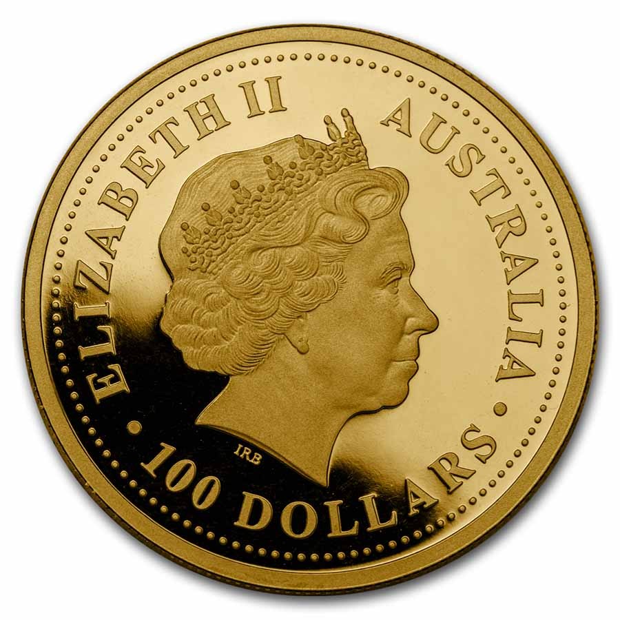 2000 Australia 1 oz Proof Gold Nugget
