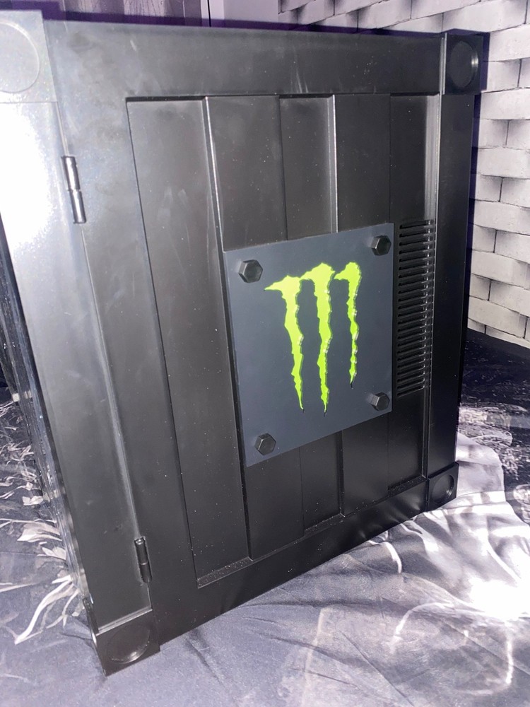 Monster Energy drink mini fridge