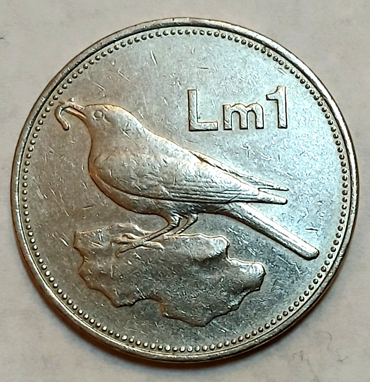 Malta 1 Lira 1986