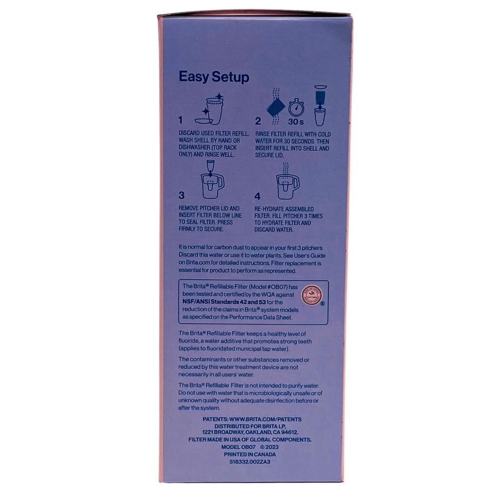 Brita Filter Refills 3 Count Pack – New